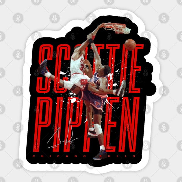 Scottie Pippen Sticker by Juantamad